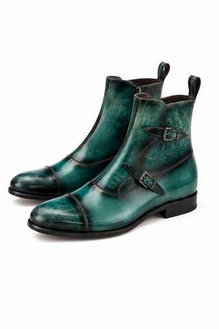 Ambrogio Firenze Patina Double Monk Boot