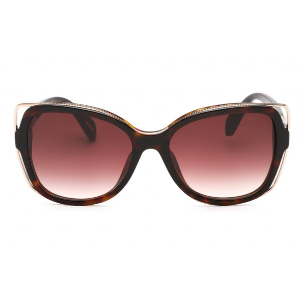 Chopard SCH316S Sunglasses Shiny Dark Havana / Brown Gradient-AmbrogioShoes