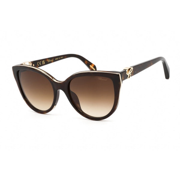 Chopard SCH317 Sunglasses SHINY DARK HAVANA / Brown Gradient-AmbrogioShoes