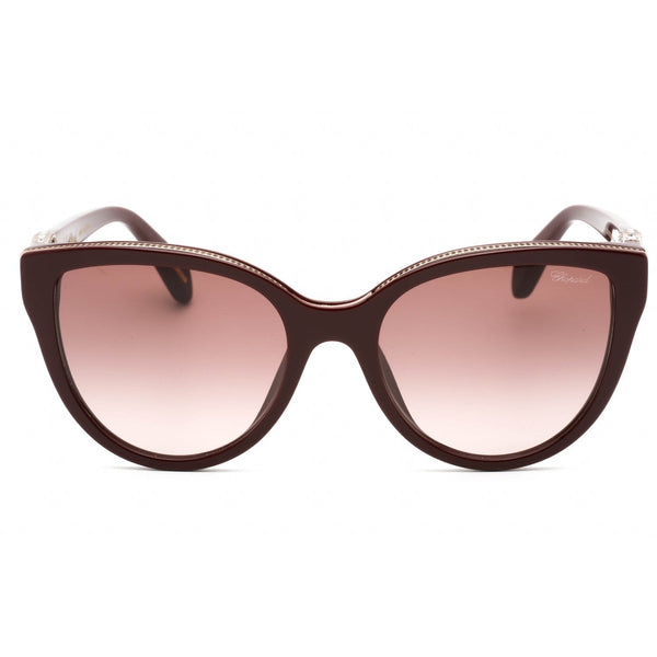 Chopard SCH317S Sunglasses Shiny Bordeaux / Brown Gradient-AmbrogioShoes