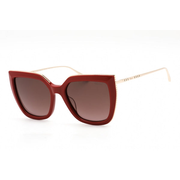 Chopard SCH319M Sunglasses SHINY FULL RED / Brown Gradient-AmbrogioShoes