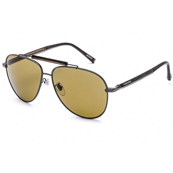 Chopard SCHC94 Sunglasses Ruthenium/Carbon Fiber/Wood / Brown Polarized-AmbrogioShoes