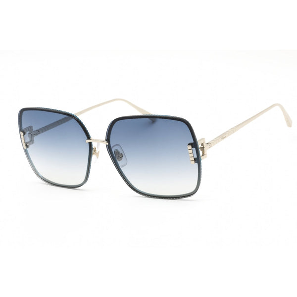 Chopard SCHF72M Sunglasses LIGHT GOLD W/COLOURED PARTS / Blue Gradient-AmbrogioShoes