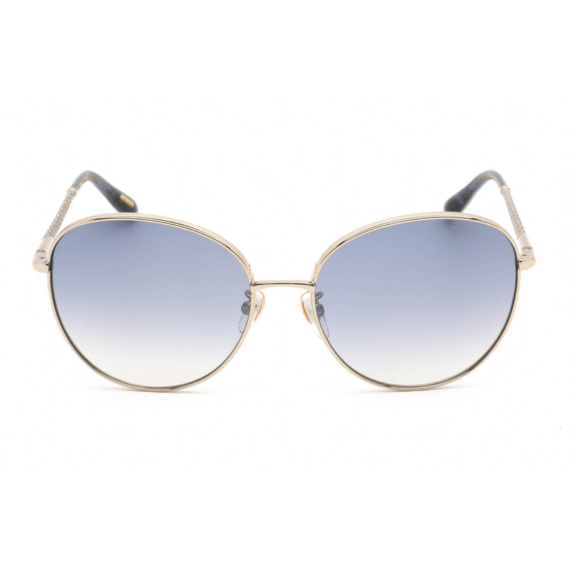 Chopard SCHF75V Sunglasses Shiny Light Gold / Smoke Dark Grey Mirror-AmbrogioShoes