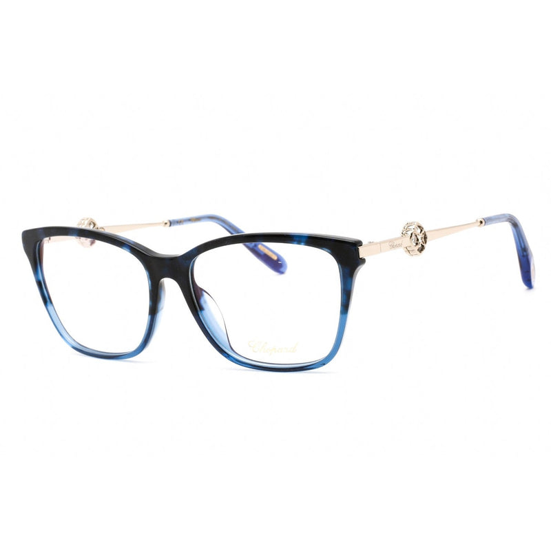Chopard VCH318S Eyeglasses Blue Havana Glittery / Clear Lens-AmbrogioShoes