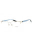 9001 - Shiny Silver/Clear demo lens
