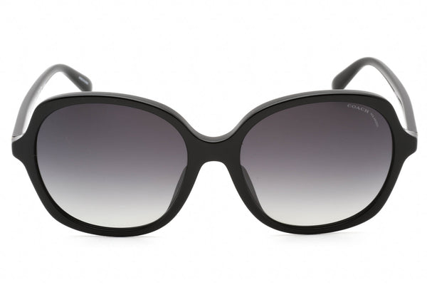 Coach 0HC8360U Sunglasses Black/Polarized Grey Gradient Unisex-AmbrogioShoes