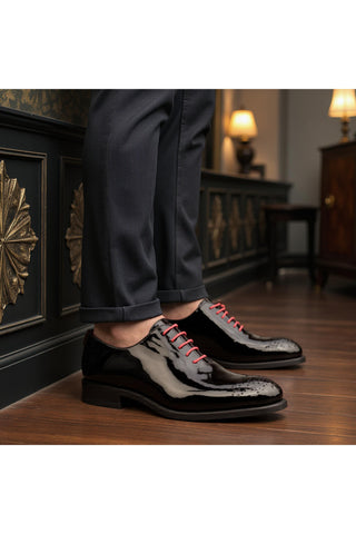 Como Balbianello Suede / Patent Whole-Cut Oxford (CM1014)-AmbrogioShoes
