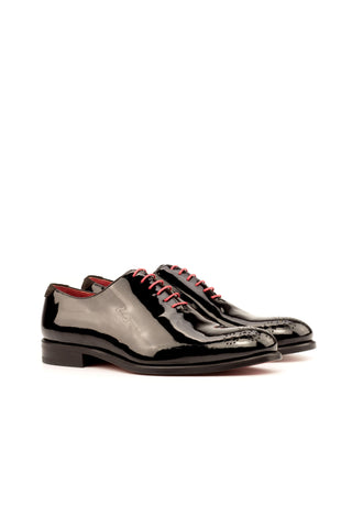 Como Balbianello Suede / Patent Whole-Cut Oxford (CM1014)-AmbrogioShoes