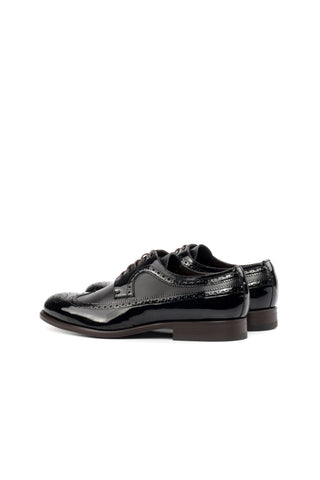 Como Brunate Patent / Leather Longwing Blucher Oxford (CM1007)