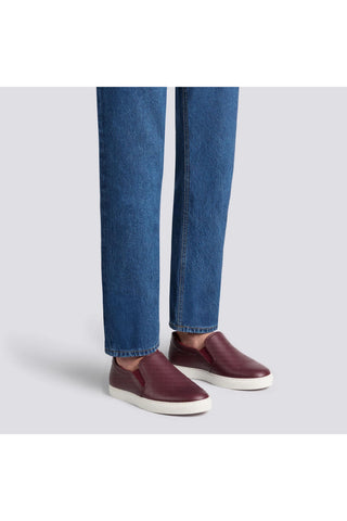 Como Carate Full Grain Leather Slip-On Sneaker (CM1012)-AmbrogioShoes