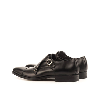 Como Cernobbio Calf-Skin Leather Double Monk Strap (CM1004)-AmbrogioShoes