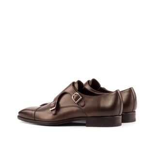 Como Cernobbio Calf-Skin Leather Double Monk Strap (CM1004)-AmbrogioShoes