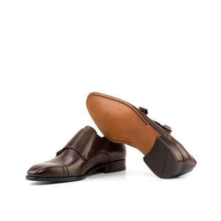 Como Cernobbio Calf-Skin Leather Double Monk Strap (CM1004)-AmbrogioShoes