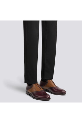 Como Lecco Calf-Skin Leather Saddle Oxford (CM1009)-AmbrogioShoes