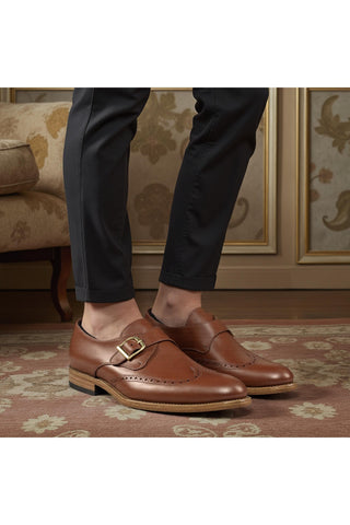 Como Moltrasio Leather Single Monk-Strap (CM1010)