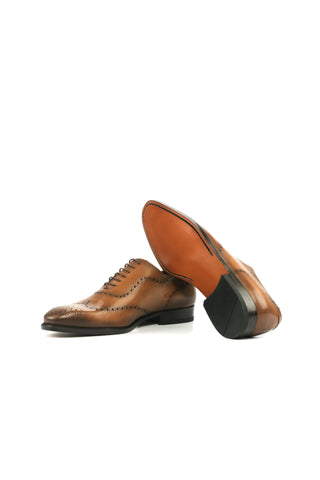 Como Torno Calf-Skin Leather Whole-Cut Oxford (CM1011)-AmbrogioShoes