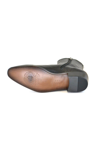 Corrente 1547 Leather Boot - Black-AmbrogioShoes