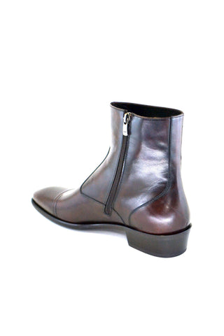 Corrente 1547 Leather Boot - Brown-AmbrogioShoes