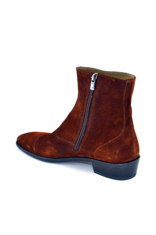 Corrente 1547 Suede Leather Boot - Tan-AmbrogioShoes