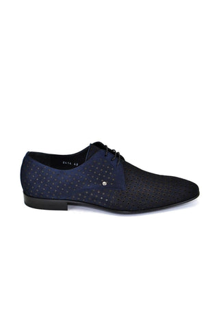 Corrente 2414 Peforated Suede Derby (CRT1244)-AmbrogioShoes