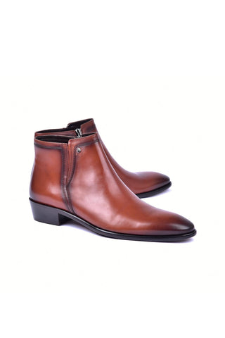 Corrente 3200HS Leather Boot - Tan-AmbrogioShoes