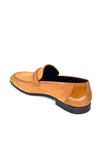 Corrente 3417HS Suede Leather Loafers - Tan-AmbrogioShoes