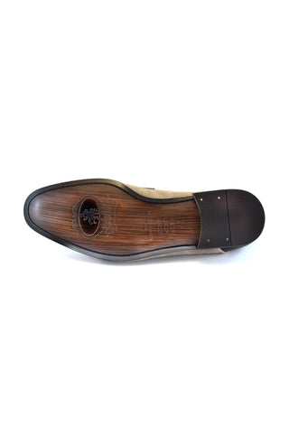 Corrente 3417HS Suede Leather Loafers - Taupe-AmbrogioShoes