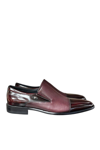 Corrente 3519 Leather Loafer - Burgundy-AmbrogioShoes