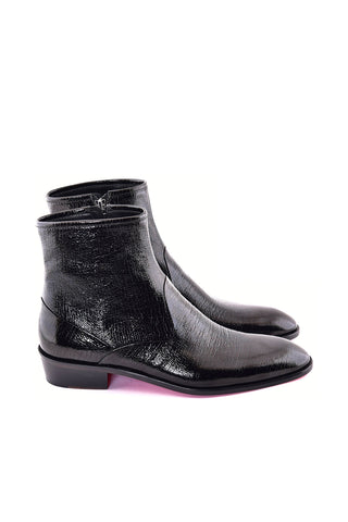 Corrente 3617V Vita Leather Boot - Black-AmbrogioShoes