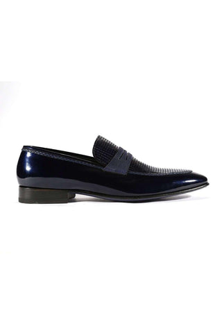 Corrente 3711HS Patent Calf-Skin Leather Penny Loafers (CRT1010)
