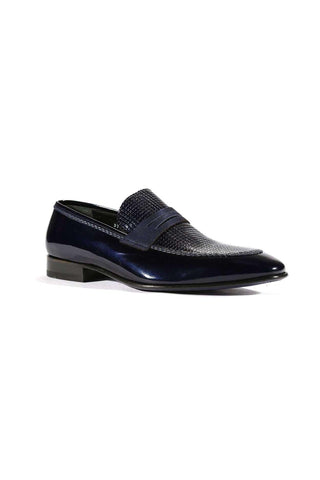 Corrente 3711HS Patent Penny Loafers-AmbrogioShoes