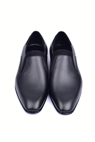 Corrente 4748 Leather Loafer - Black-AmbrogioShoes