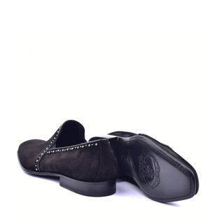 Corrente 4981S Men's Shoes Suede & Calf Skin Leather Loafers (CRT1370)-AmbrogioShoes