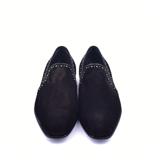 Corrente 4981S Men's Shoes Suede & Calf Skin Leather Loafers (CRT1370)-AmbrogioShoes