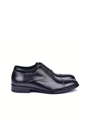 Corrente 5256 Leather Oxford - Black-AmbrogioShoes