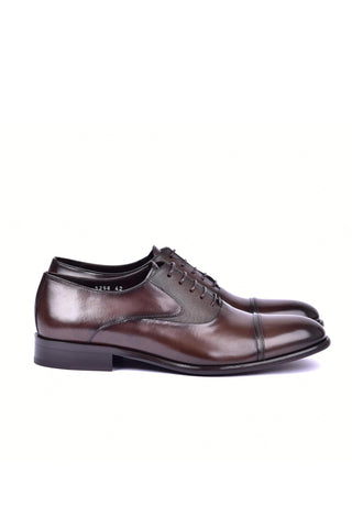 Corrente 5256 Leather Oxford - Brown-AmbrogioShoes