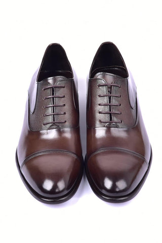 Corrente 5256 Leather Oxford - Brown-AmbrogioShoes