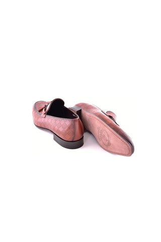 Corrente 5509 Leather Tassel Loafer - Tan-AmbrogioShoes