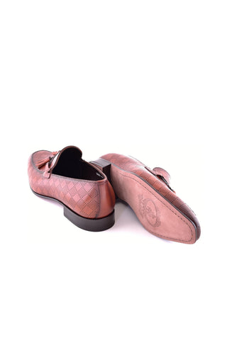 Corrente 5509 Leather Tassel Loafer - Tan-AmbrogioShoes