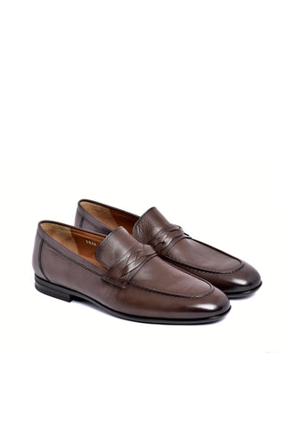 Corrente 5532 Deer Loafer - Brown-AmbrogioShoes