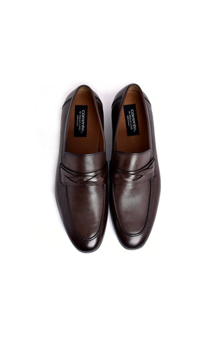 Corrente 5532 Deer Loafer - Brown-AmbrogioShoes