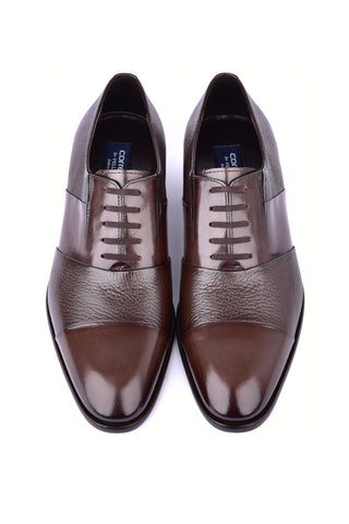 Corrente 5691 Deer Oxford - Brown-AmbrogioShoes