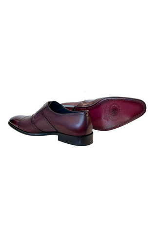 Corrente 5691 Deer Oxford - Burgundy-AmbrogioShoes