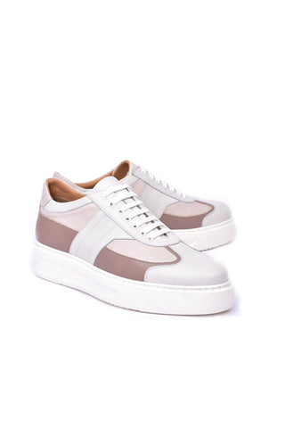 Corrente 5769 Leather Sneaker - Butter-AmbrogioShoes