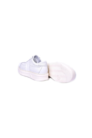 Corrente 5769 Leather Sneaker - White-AmbrogioShoes