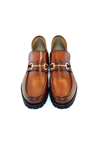 Corrente 5786 Leather Horse-Bit Boot - Tan-AmbrogioShoes