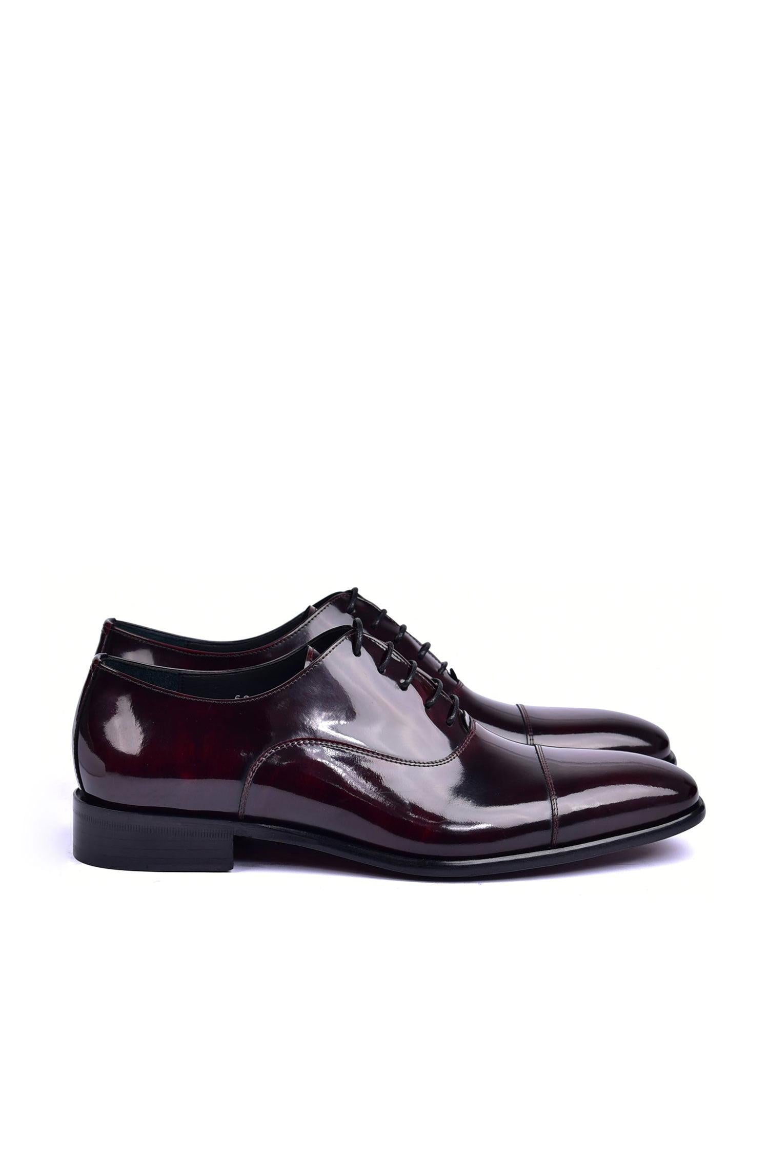 Corrente 6265 Men's Burgundy Patent Leather Oxford Shoes Elevate your – AmbrogioShoes