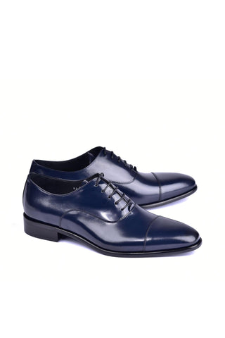 Corrente 6265 Patent Oxford - Navy-AmbrogioShoes
