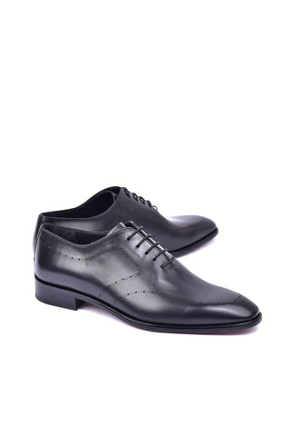 Corrente 6292 Leather Oxford - Black-AmbrogioShoes